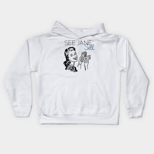 See Jane Sell (Money) Kids Hoodie